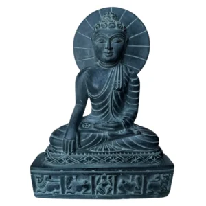 Bhumisparsha – Touching the Earth (Grey, 19 cm Long)