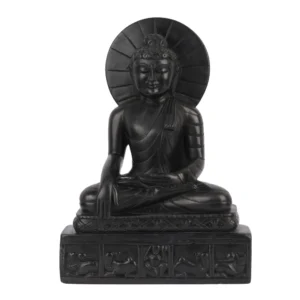 Bhumisparsha – Touching the Earth (Black, 19 cm Long)